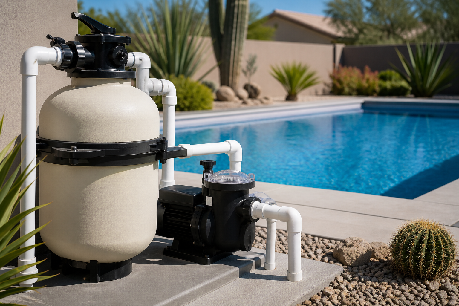 Clean pool equipment
