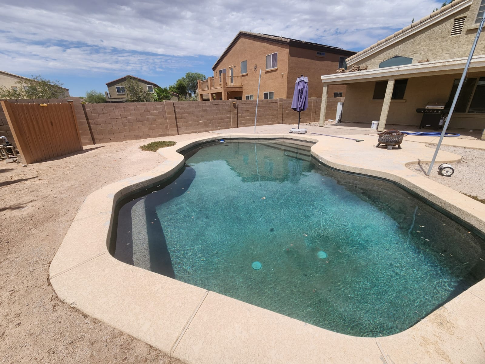 CrystalYard serviced pool in Arizona
